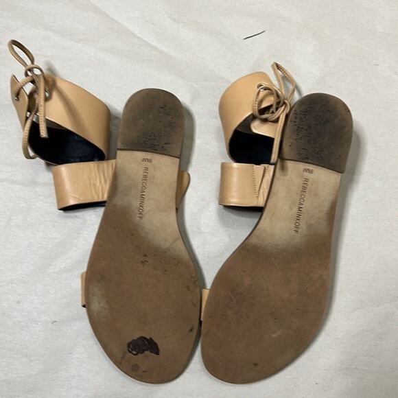REBECCA MINKOFF EMMA ANKLE WRAP SANDALS SIZE 9 1/2M - Picture 2 of 4